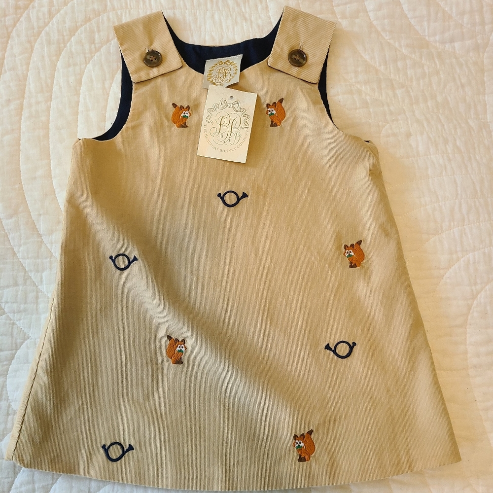 NWT Keeneland Khaki Fox and Horn Juliet Jumper